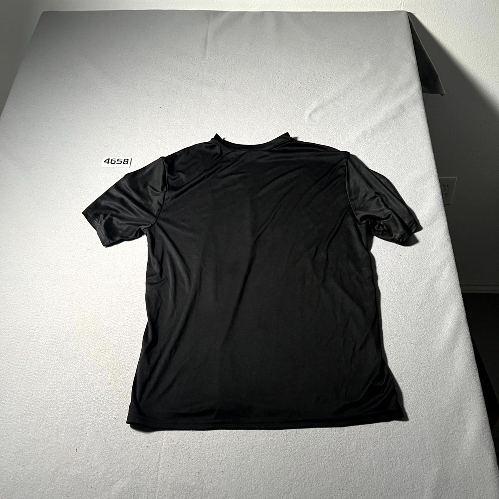 BAW Xtreme-Tek Shirt Mens XL Black USA Flag Fight Breast Cancer Awareness Ribbon - Picture 8 of 8